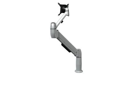 SpaceCo SS01QC-CL-PLT Single Monitor Sit Stand Arm