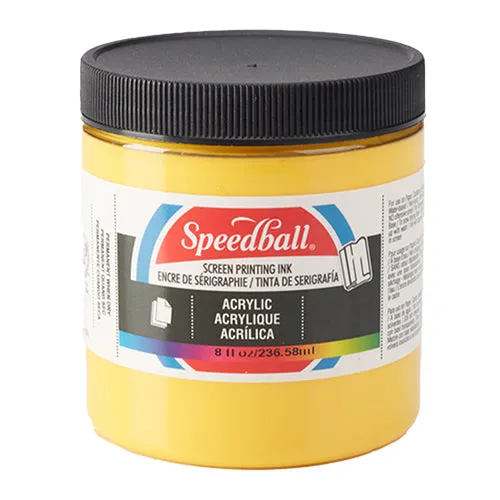 Speedball Acrylic Screen Printing Inks Various Colors 8oz