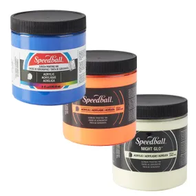 Speedball Acrylic Screen Printing Inks Various Colors 8oz