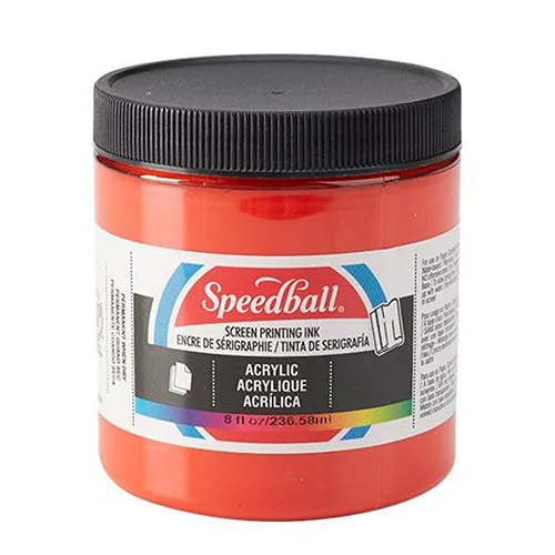 Speedball Acrylic Screen Printing Inks Various Colors 8oz