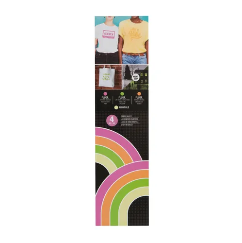 Speedball Fabric Set Fluorescent & Night Glo Inks