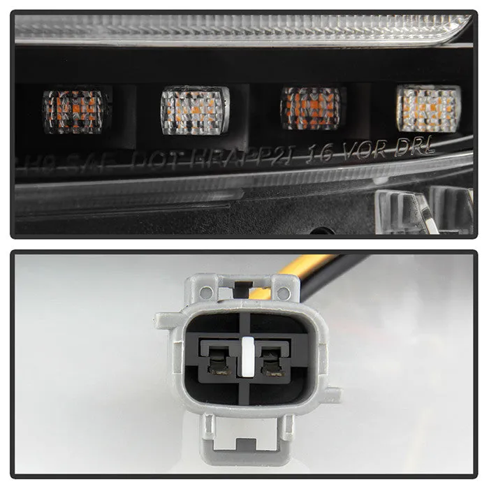 Spyder Apex Toyota Tacoma 16- 22 SEQ LED Headlights Black