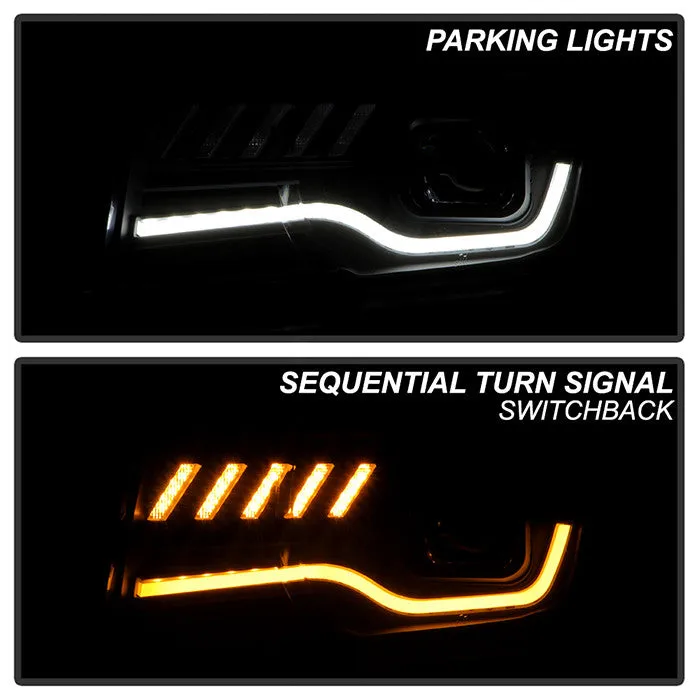 Spyder Chevy Camaro 10-13 Factory Pro Headlights SEQ Black