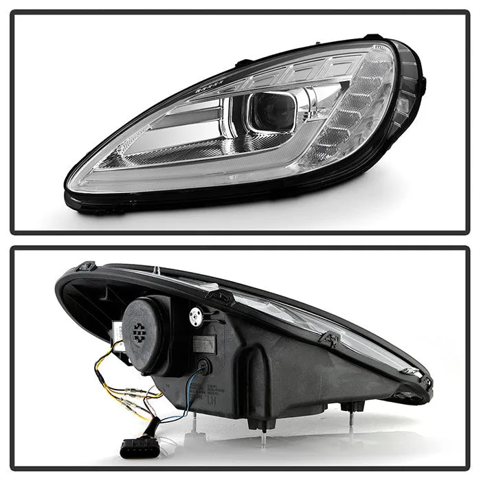 Spyder Chevy Corvette C6 05-13 SEQ Bar Pro Headlights Chrome