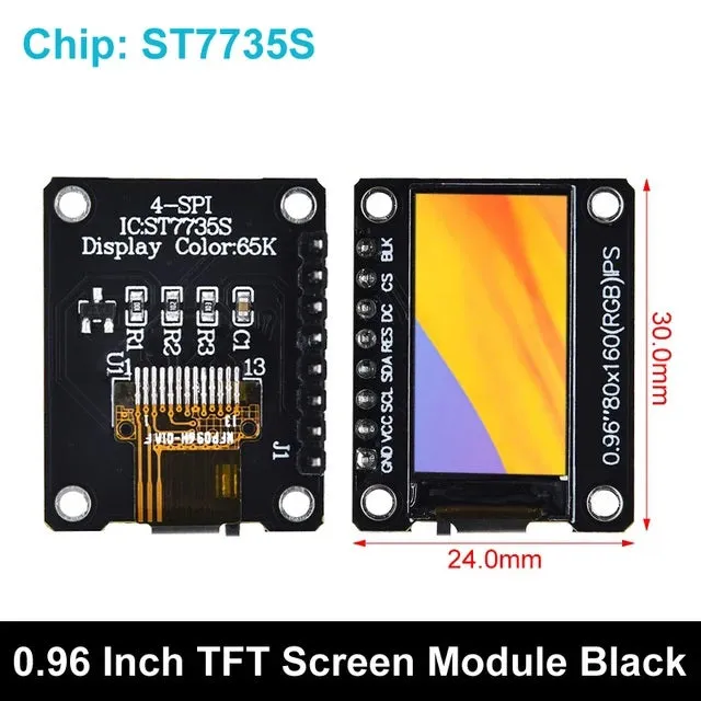 ST7735/ST7789 TZT TFT Display SPI HD Colour Screen