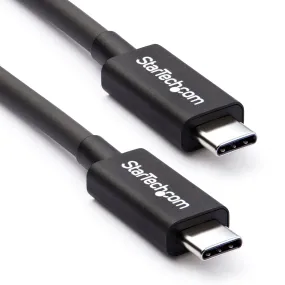 Startech.com 0.5m Thunderbolt 3, 40Gbps USB-C Cable, Thunderbolt USB DP