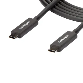 Startech.com 6ft, 2m Thunderbolt 3 Cable with 100W Power Delivery, 40Gbps