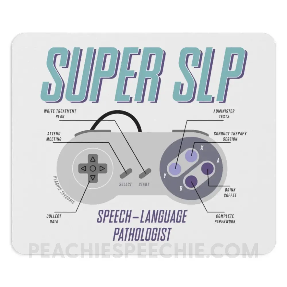 Super SLP Retro Controller Mouse Pad