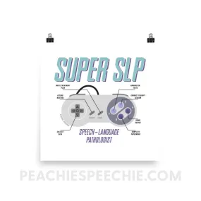 Super SLP Retro Controller Poster