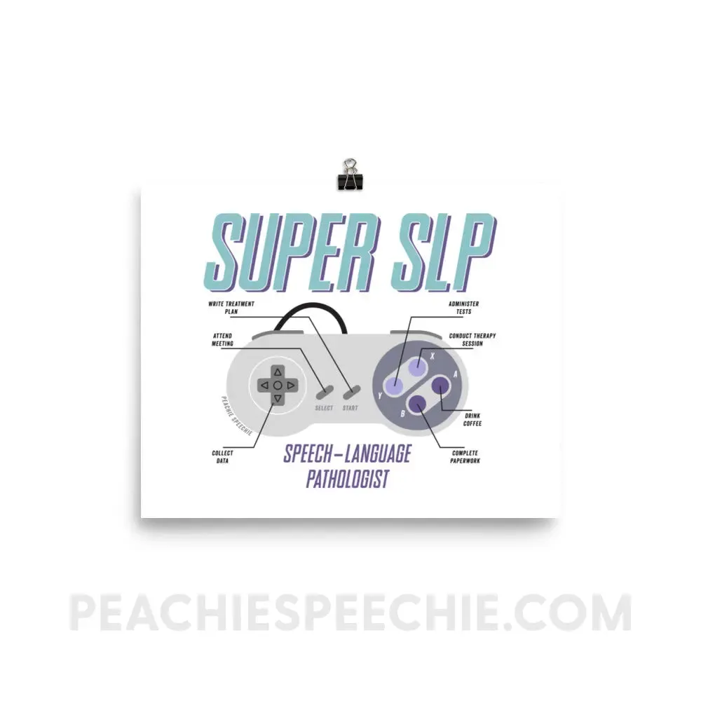 Super SLP Retro Controller Poster