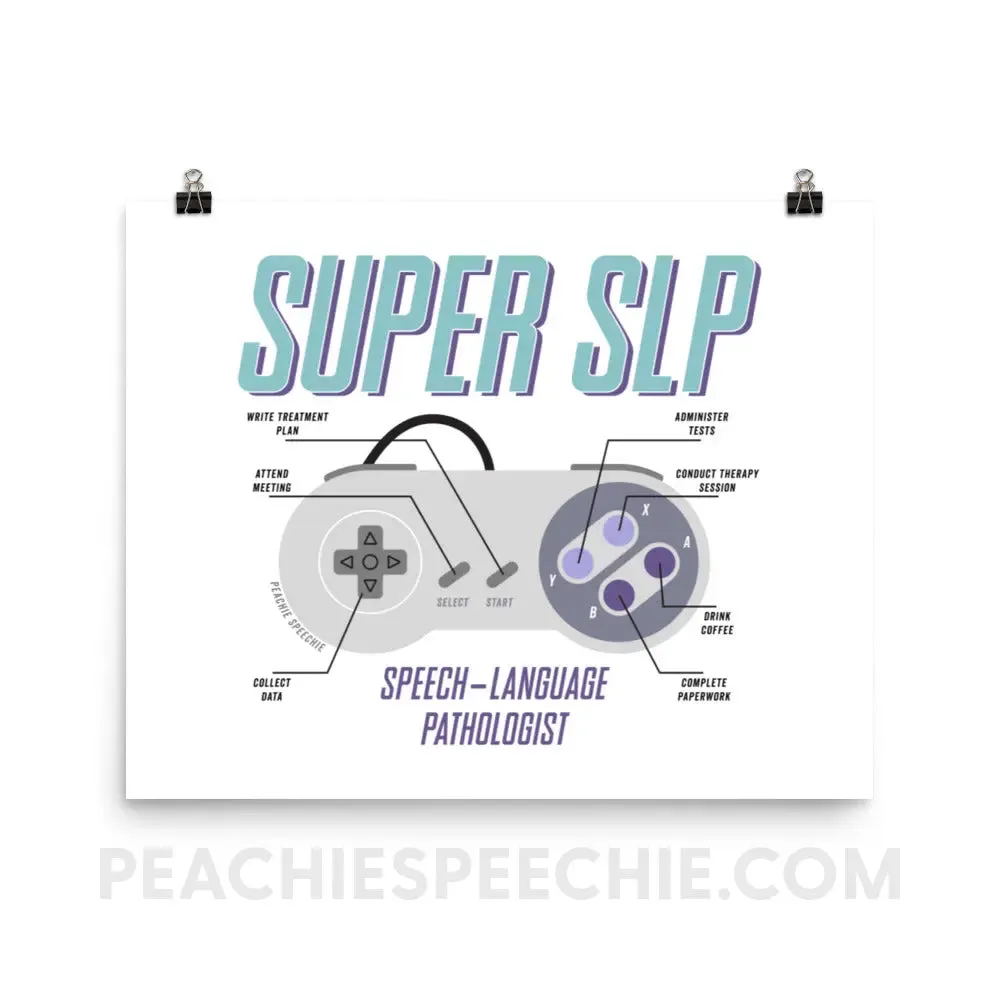 Super SLP Retro Controller Poster