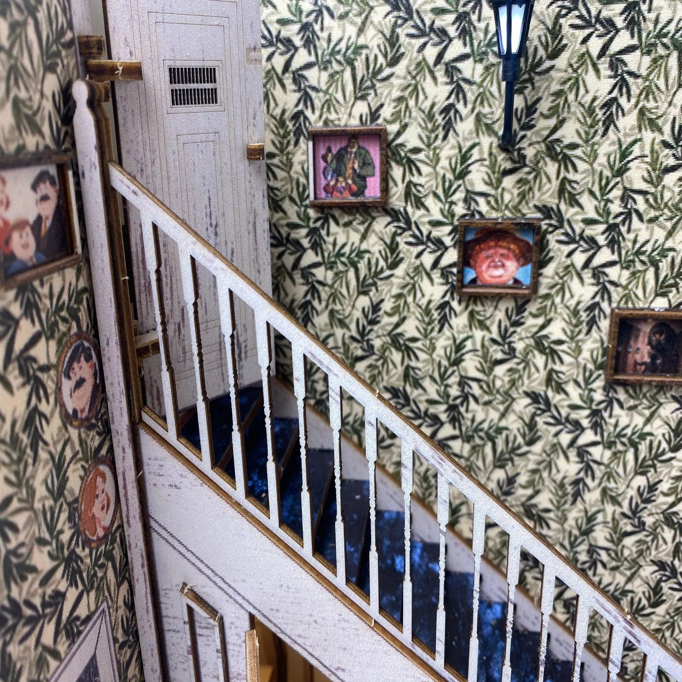 The Cupboard Under Stairs Book Nook - DIY Book Nook Kits - Wizard Alley Book Nooks Magic Alley Book Shelf Insert Book Scenery with LED