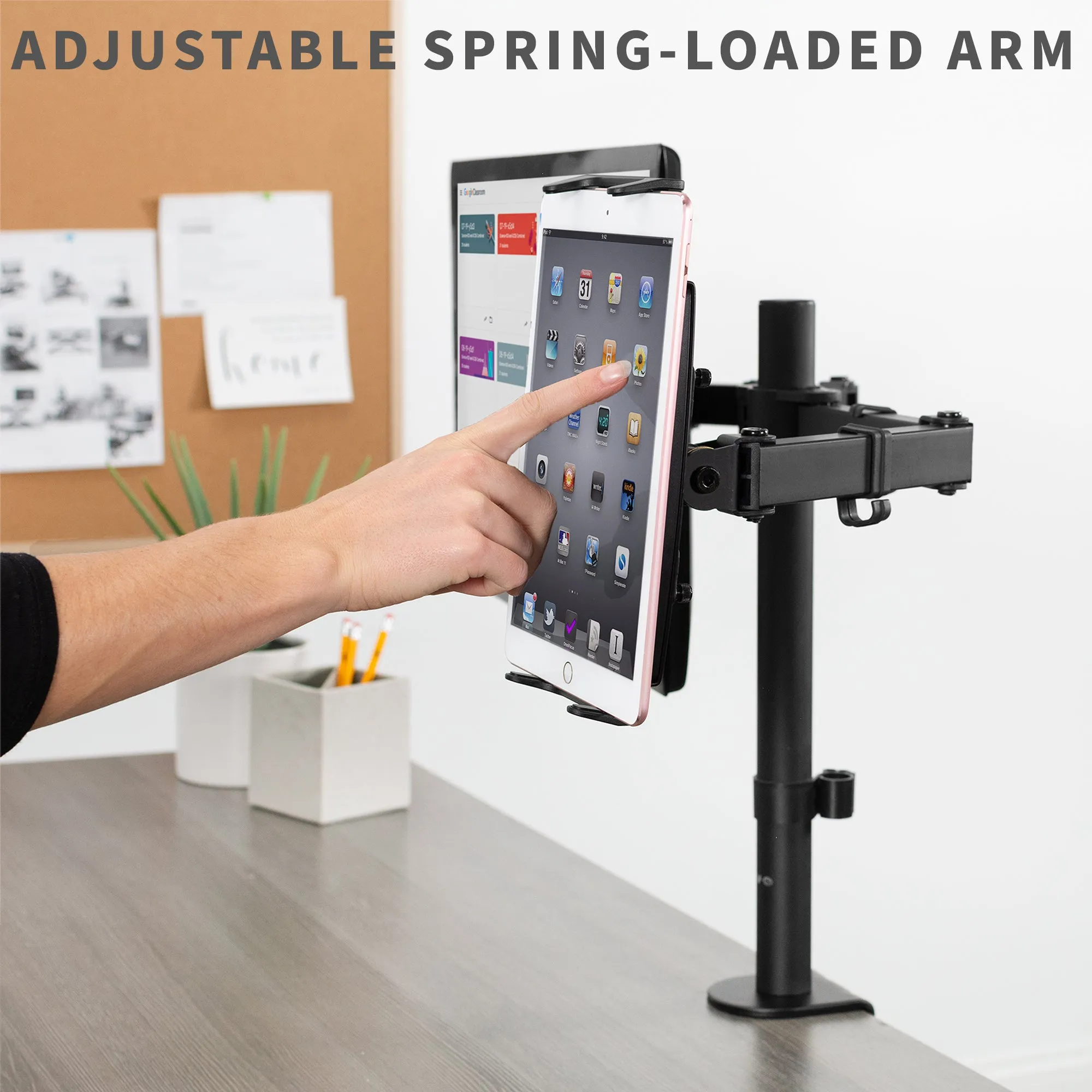 Universal VESA Holder for Tablets, 2-in-1 Laptops, Portable Monitors