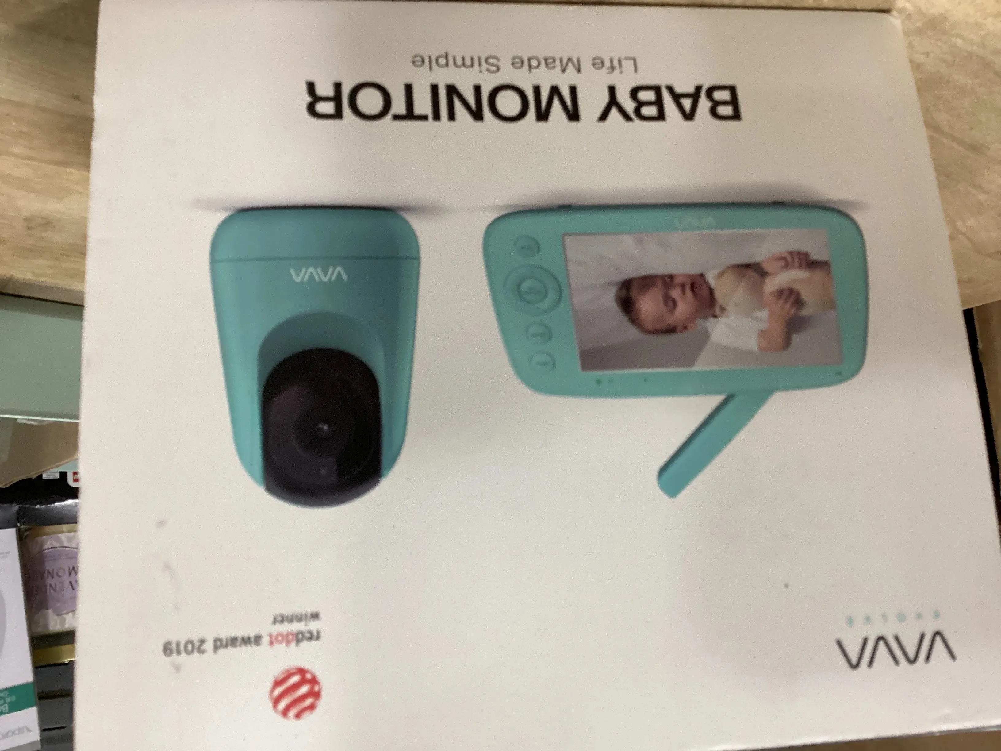 VAVA 720P 5" Baby Monitor - Green