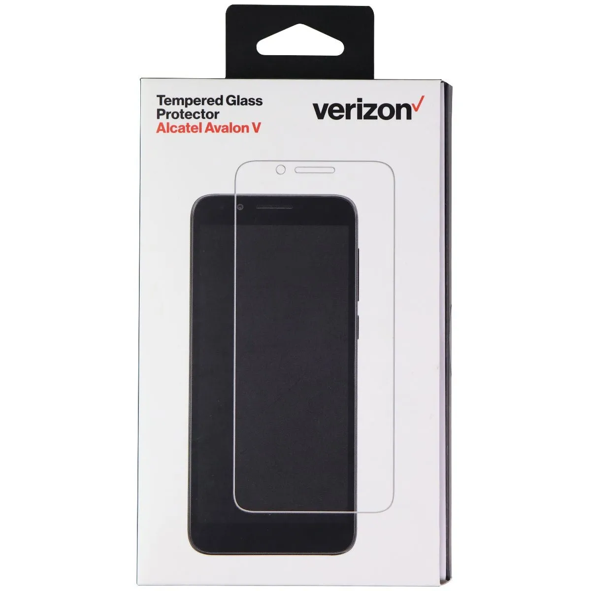 Verizon Tempered Glass Screen Display Protector for Alcatel Avalon V - Clear