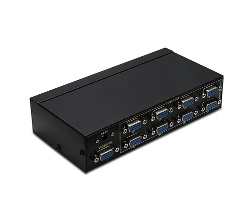 Vga 1 Port To 8 Port High Quality Video Vga Splitter Se-L36-8
