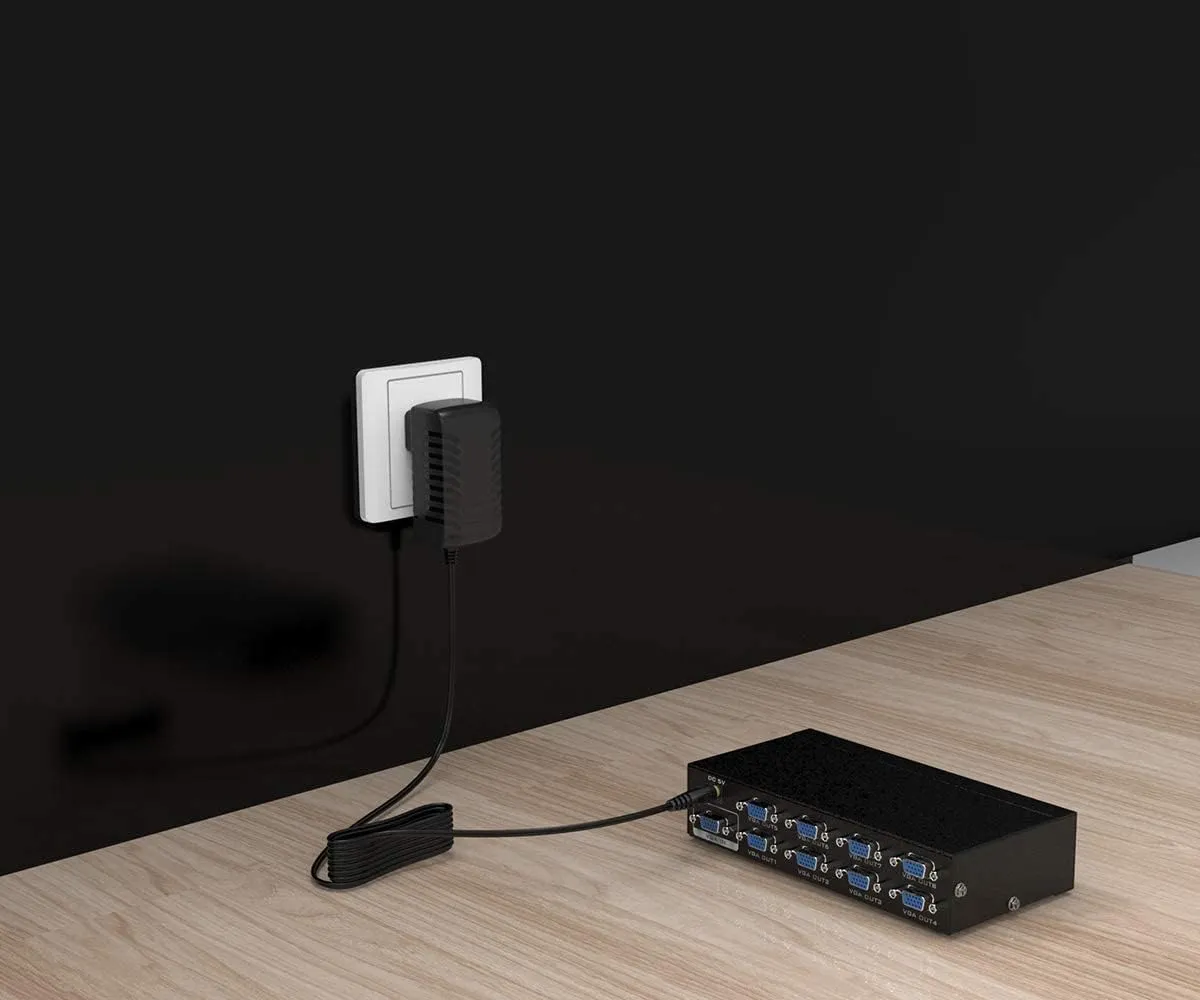 Vga 1 Port To 8 Port High Quality Video Vga Splitter Se-L36-8