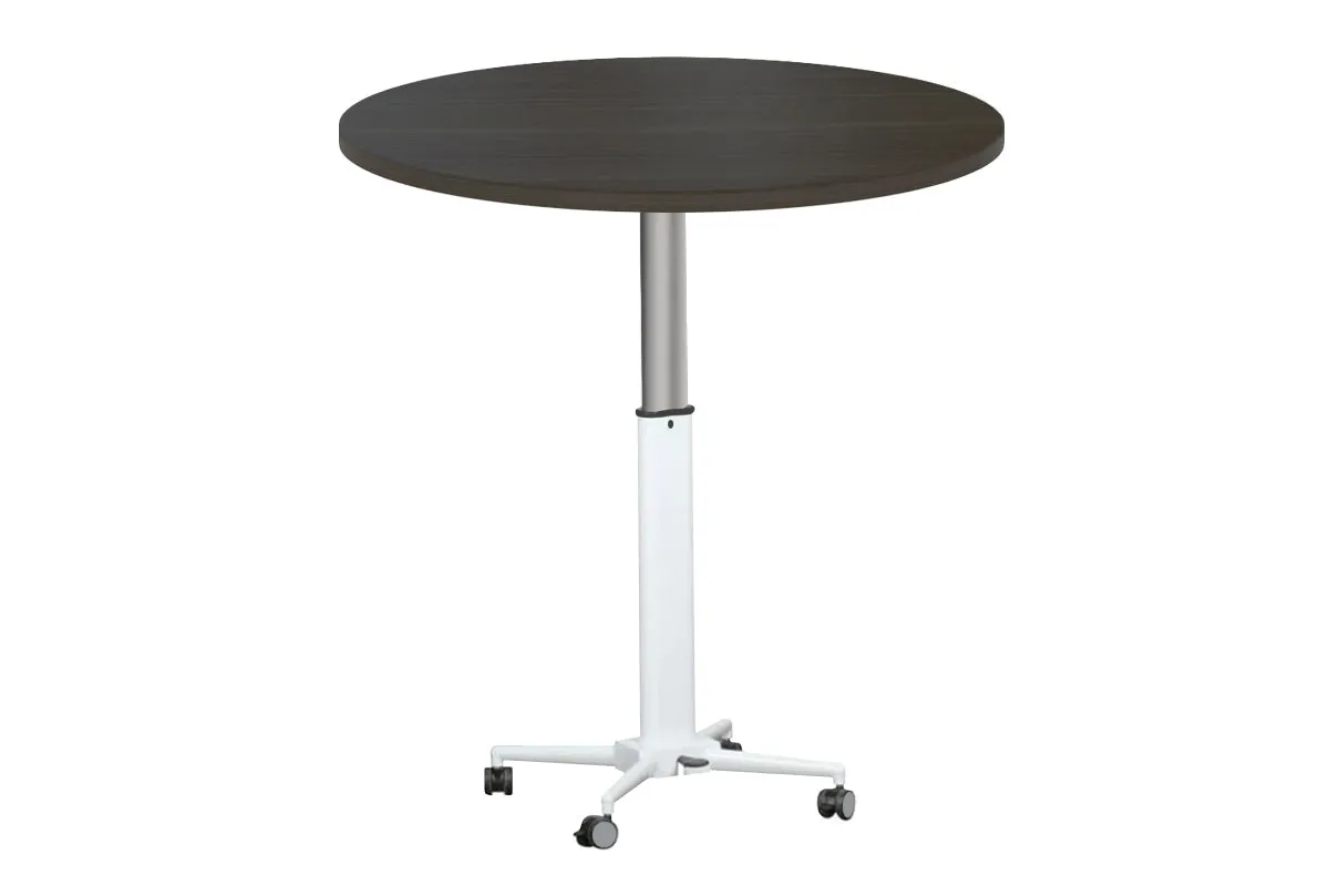 Vision Height Adjustable Round Sit Stand Meeting Table [800mm]
