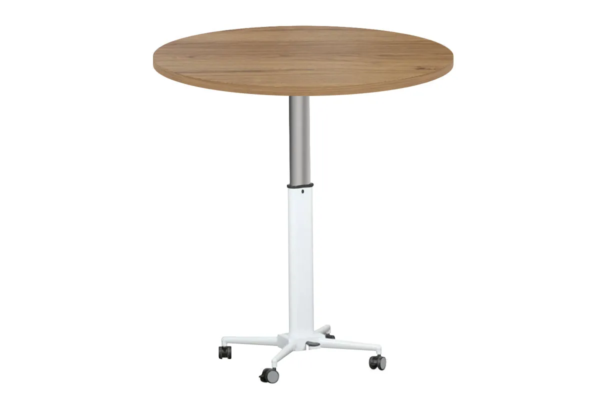 Vision Height Adjustable Round Sit Stand Meeting Table [800mm]