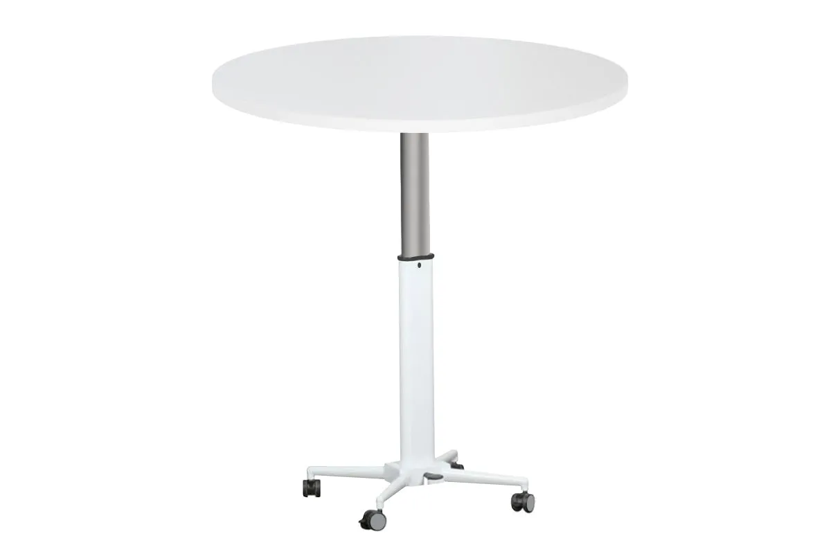 Vision Height Adjustable Round Sit Stand Meeting Table [800mm]