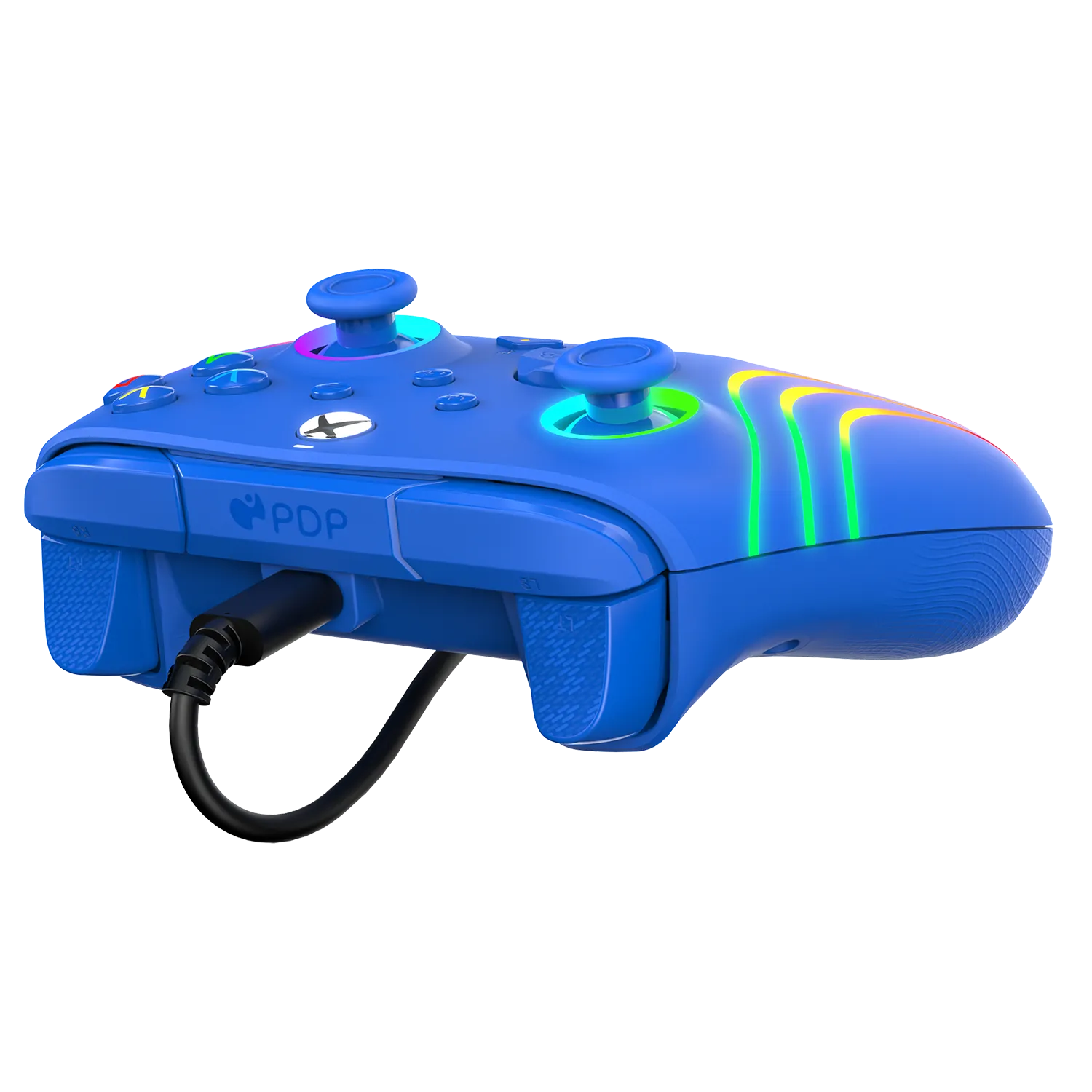 Xbox Series X|S & PC Blue Afterglow Wave Wired Controller