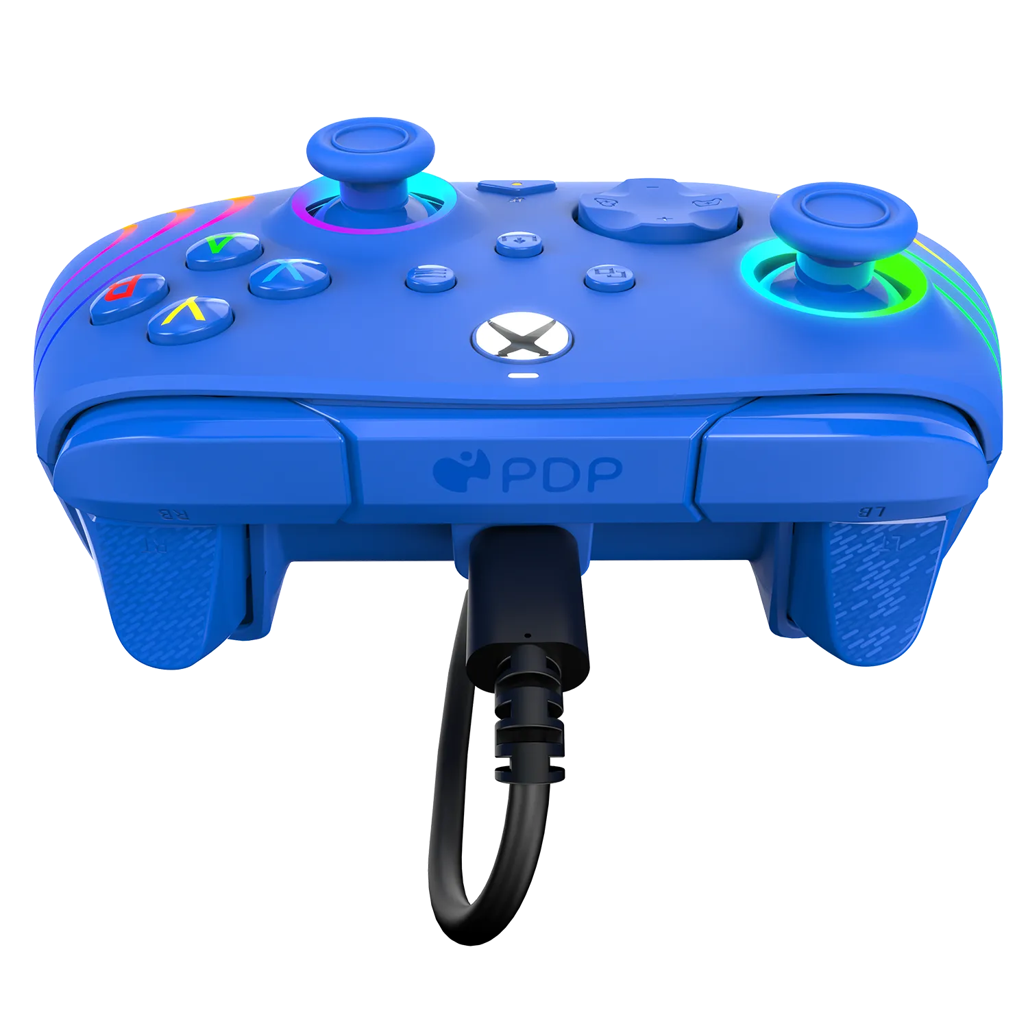 Xbox Series X|S & PC Blue Afterglow Wave Wired Controller