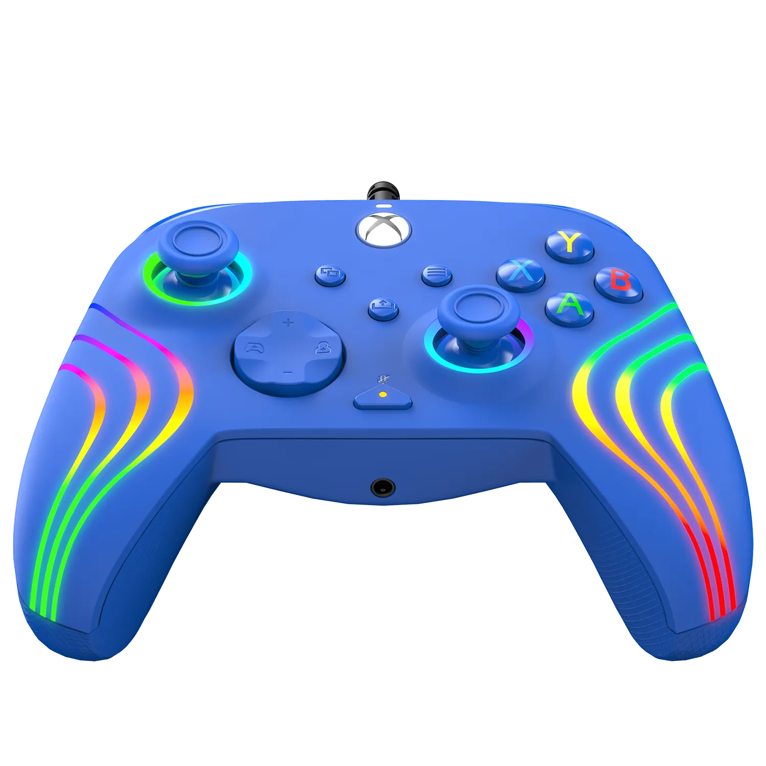 Xbox Series X|S & PC Blue Afterglow Wave Wired Controller