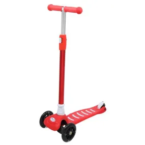 YIWA 3-wheeled Toddler Scooter Height Adjustable Portable Scooter Red