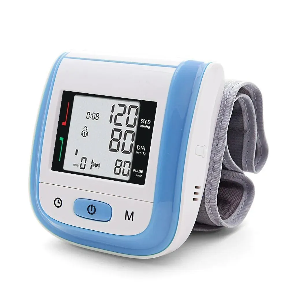 YK-BPW1 Digital LCD Wrist Blood Pressure & Pulse Rate Monitor Arrhythmia