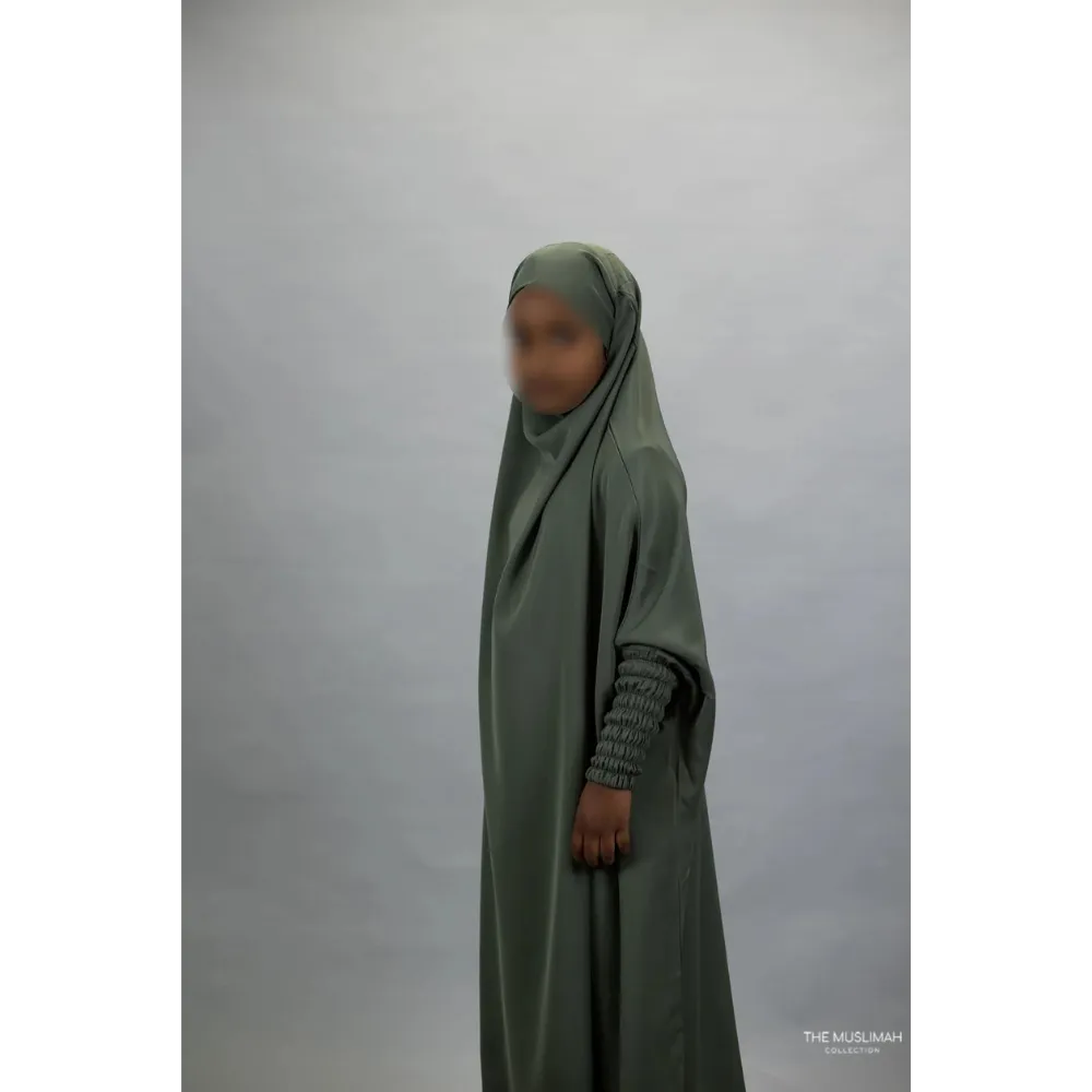 Zaynab Girls Jilbaab Kids Pistachio